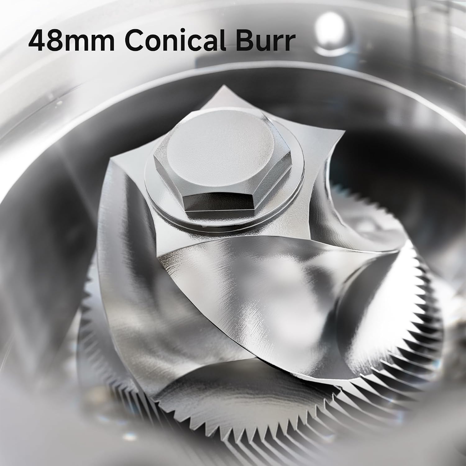 HIBREW G5 Single-Dose Espresso Grinder with Conical Burr, Magnetic Dosing Cup, Metal Housing, Dual-Speed Adjustment, 36-Step Micro Grind Settings - for Espresso Moka Pots & Drip Coffee (Graphite)
