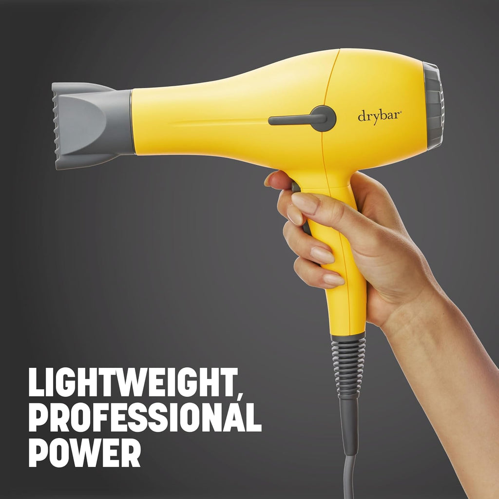 Drybar Buttercup Blow Dryer, Faster Drying, More Shine, Less Frizz, Ultra Powerful yet Lightweight Professional Hair Dryer