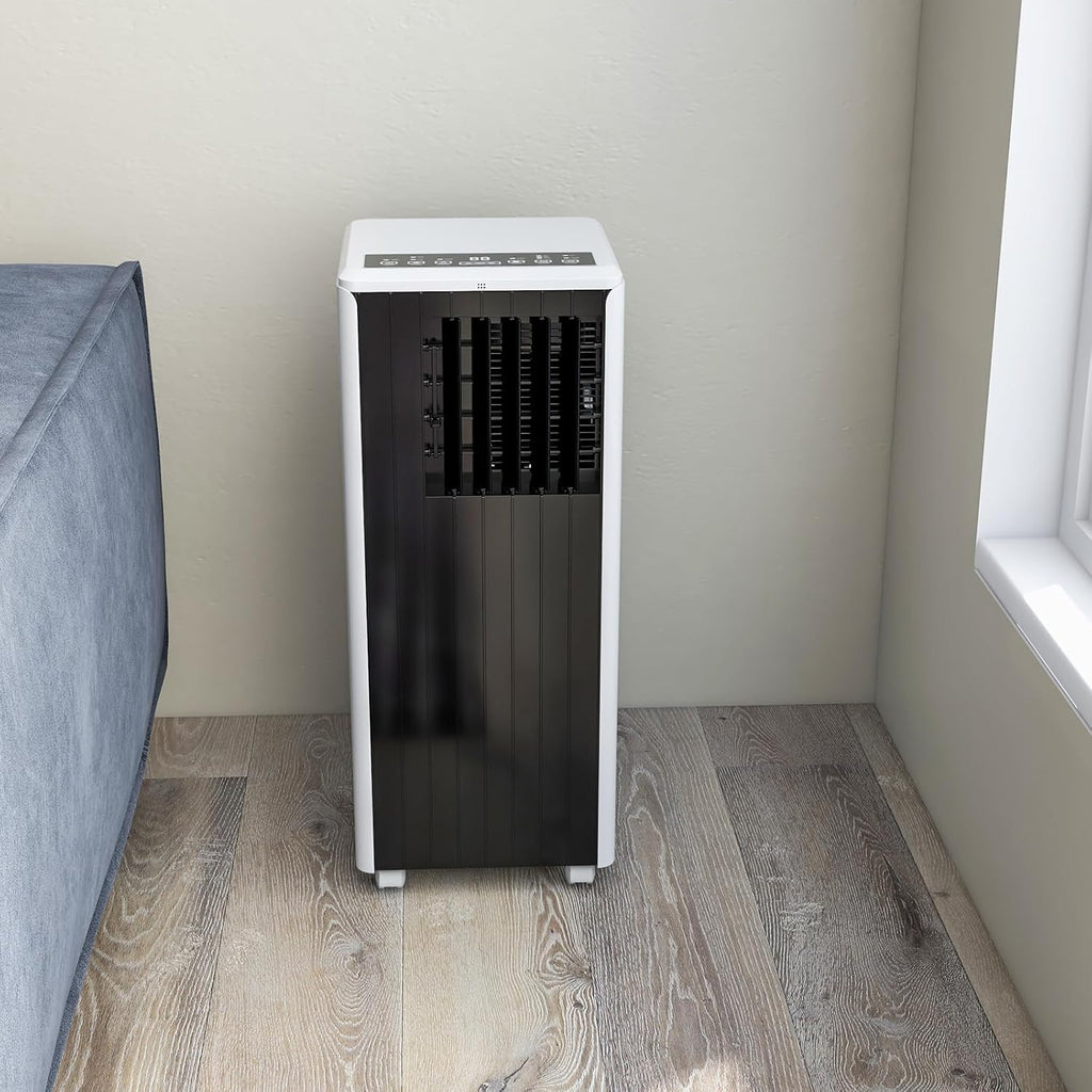 Portable Air Conditioners 8000 BTU, 3-in-1 Portable AC Unit with Dehumidifier and Fan, Ultra Quiet Room Air Conditioner for Up to 350 Sq.Ft, Remote Control, 24H Timer, Washable Filter