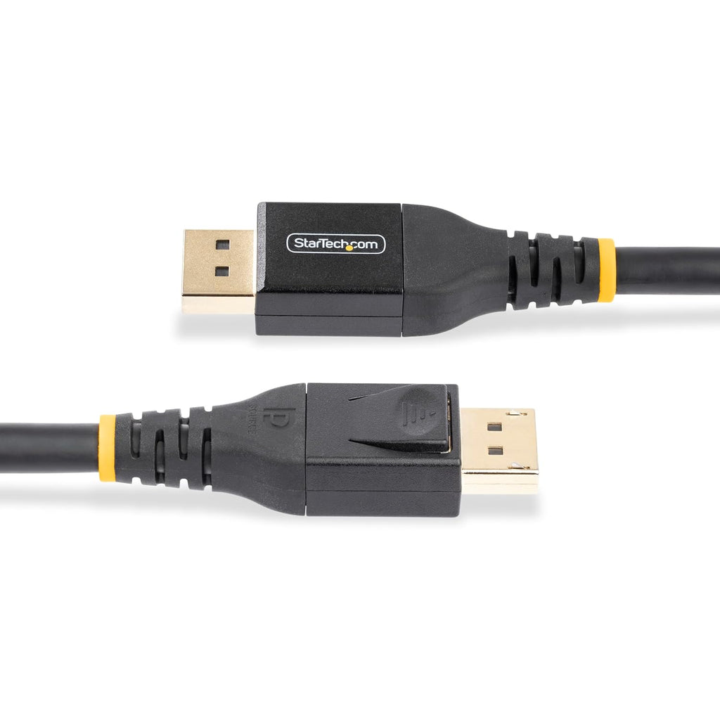 StarTech.com 7.6m (25ft) Active DisplayPort 1.4 Cable, 8K DP Cable with HBR3, HDR10,8K 60Hz, 4K 120Hz - M/M DP Cord