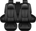 Leather Seat Covers for Lexus LS 460 2007-2017,Premium Car Seat Covers Full Set,Waterproof Car Seat Protectors with Airbag,Comfort Interior Cover Seats for Cars(Black)