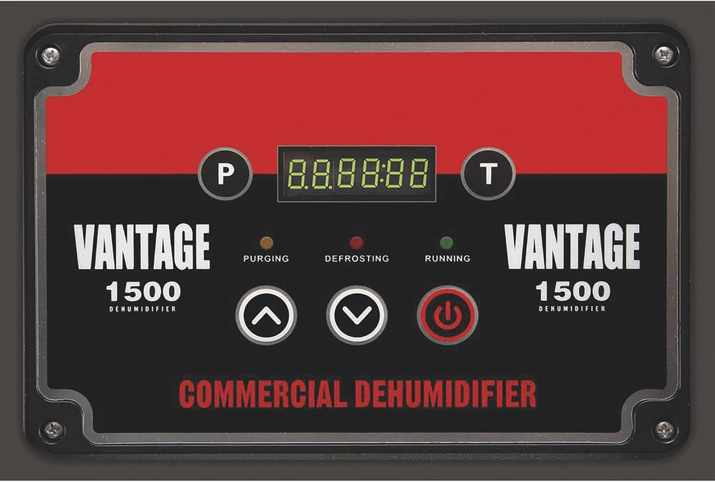 B-Air Vantage1500 Industrial Commercial Dehumidifier for Pro Water Damage Restoration Equipment in Basements, Houses, & Other Work Sites, Green