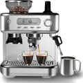 Espresso Machine 15 Bar, LCD Display Espresso Maker with Grinder, Milk Frother and PID Temperature Control, Professional Coffee Maker for Latte Cappuccino - 8.8 Oz Bean Hopper