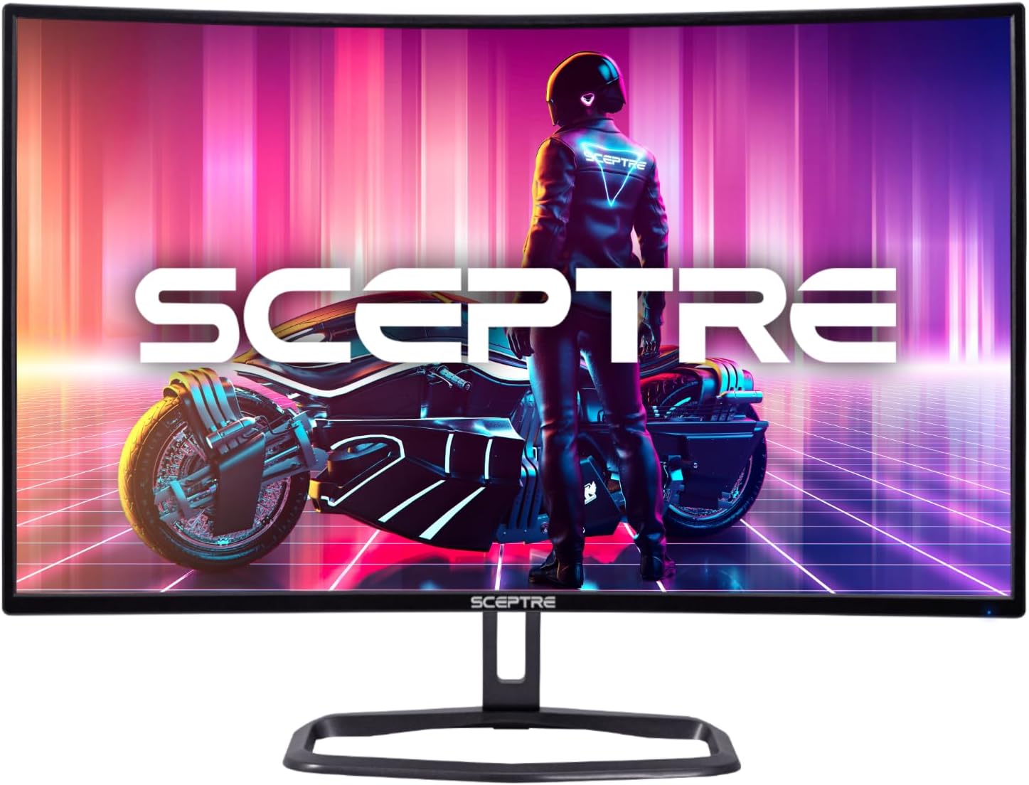 Sceptre Curved 32' FHD 1080p Gaming Monitor Up to 240Hz 1ms 99% sRGB AMD FreeSync Premium Build-in Speakers, HDMI x3 Displayport Machine Black (C325B-FWD240)