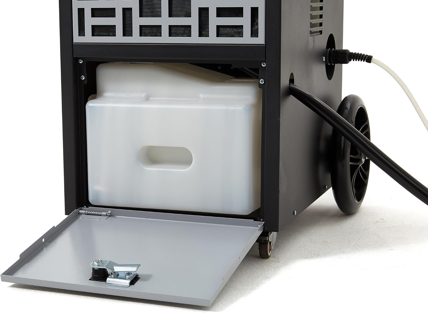 105-Pint Commercial Dehumidifier for Basements & Industrial Spaces – Built-In Pump, Drain Hose, Continuous Operation, 2-Speed Fan, 8000 Sq Ft Coverage, ETL Certified