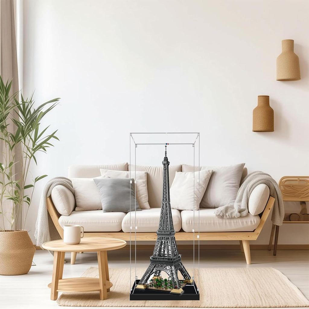Acrylic Display Case for Lego 10307 Eiffel Tower (NOT Included The Model)