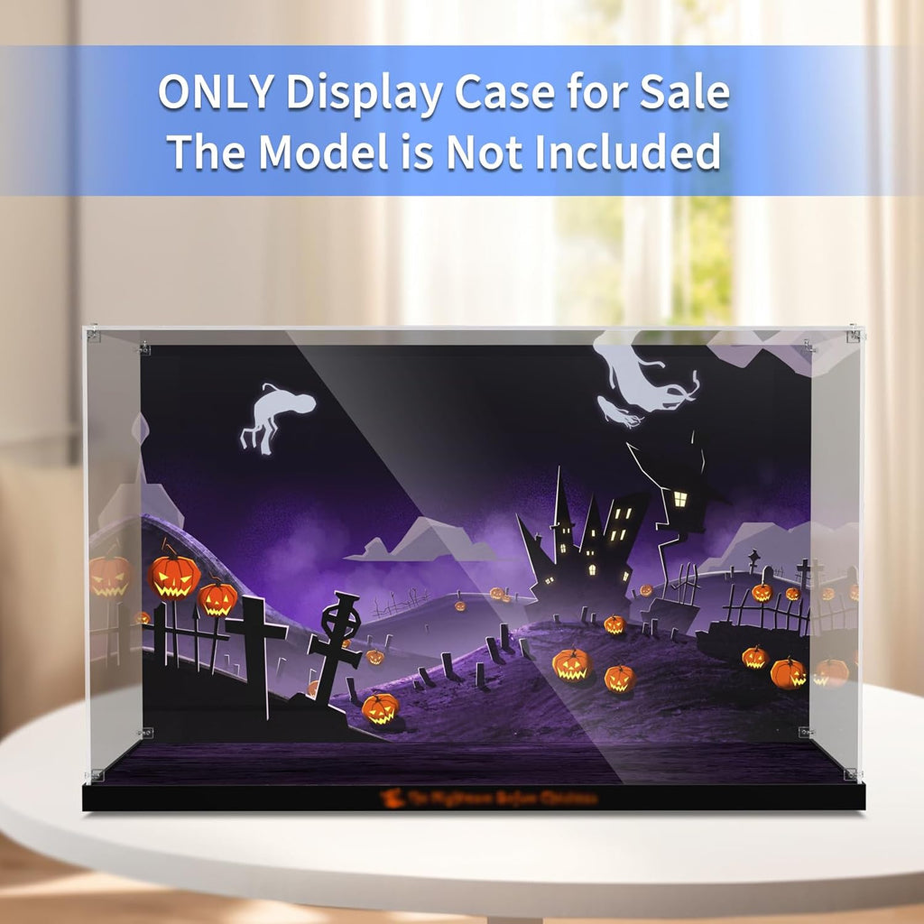 Acrylic Display Case for 21351 The Nightmare Before Christmas; ONLY Display Case, The Model NOT Included