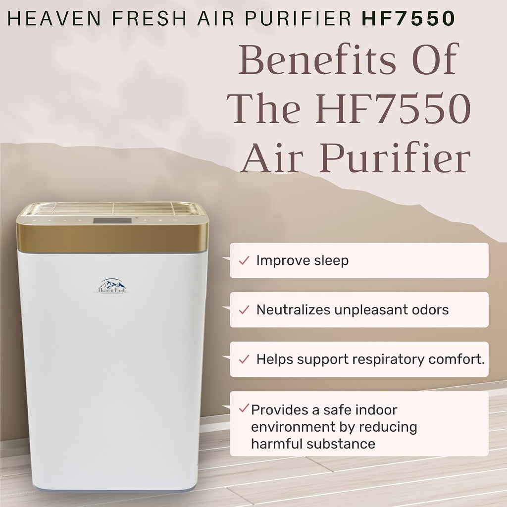Heaven Fresh HF7550 6 Stage HEPA Air Purifier and Humidifier System