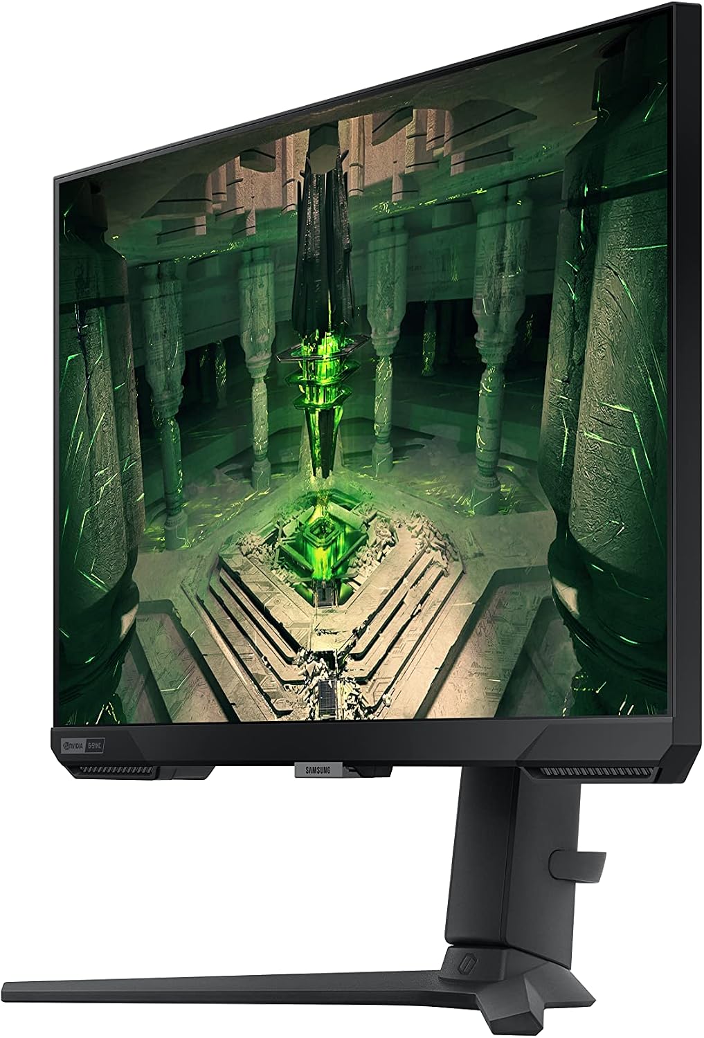 SAMSUNG 25' Odyssey G4 Series FHD Gaming Monitor, IPS, 240Hz, 1ms, G-Sync Compatible, AMD FreeSync Premium, HDR10, Ultrawide Game View, DisplayPort, HDMI, Fully Adjustable Stand, LS25BG402ENXGO