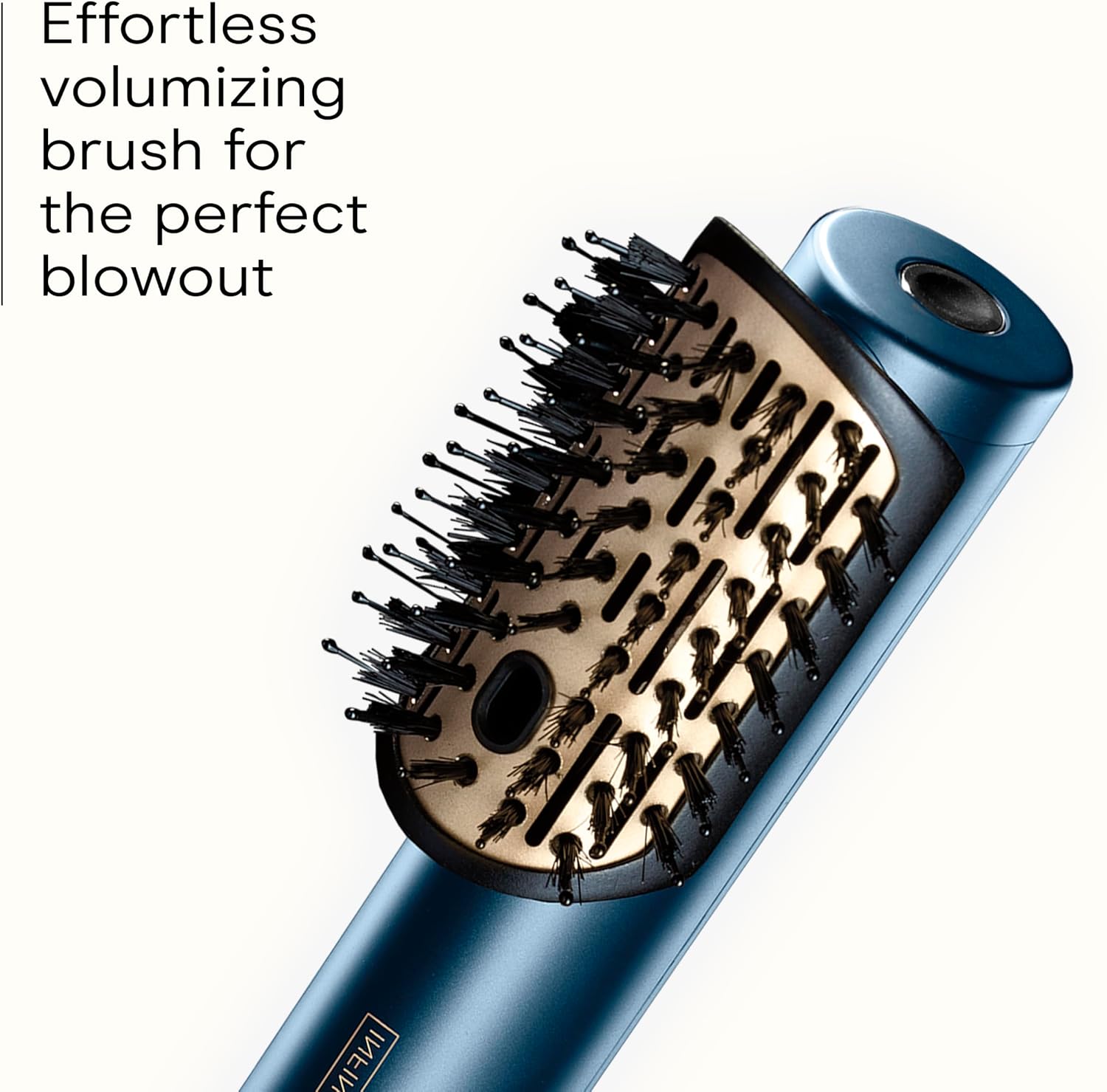 Infiniti PRO CONAIR DigitalAIRE Hair Dryer Drying Wand, Straightener and Styler, Ionic All-in-One Digital Motor Blow Dryer, Includes 3 High-Performance Attachments, Dark Blue