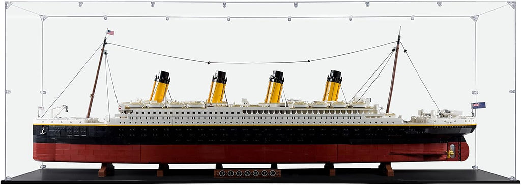 Acrylic Display Case for Titanic #10294, Dustproof Display Case (Case Only)
