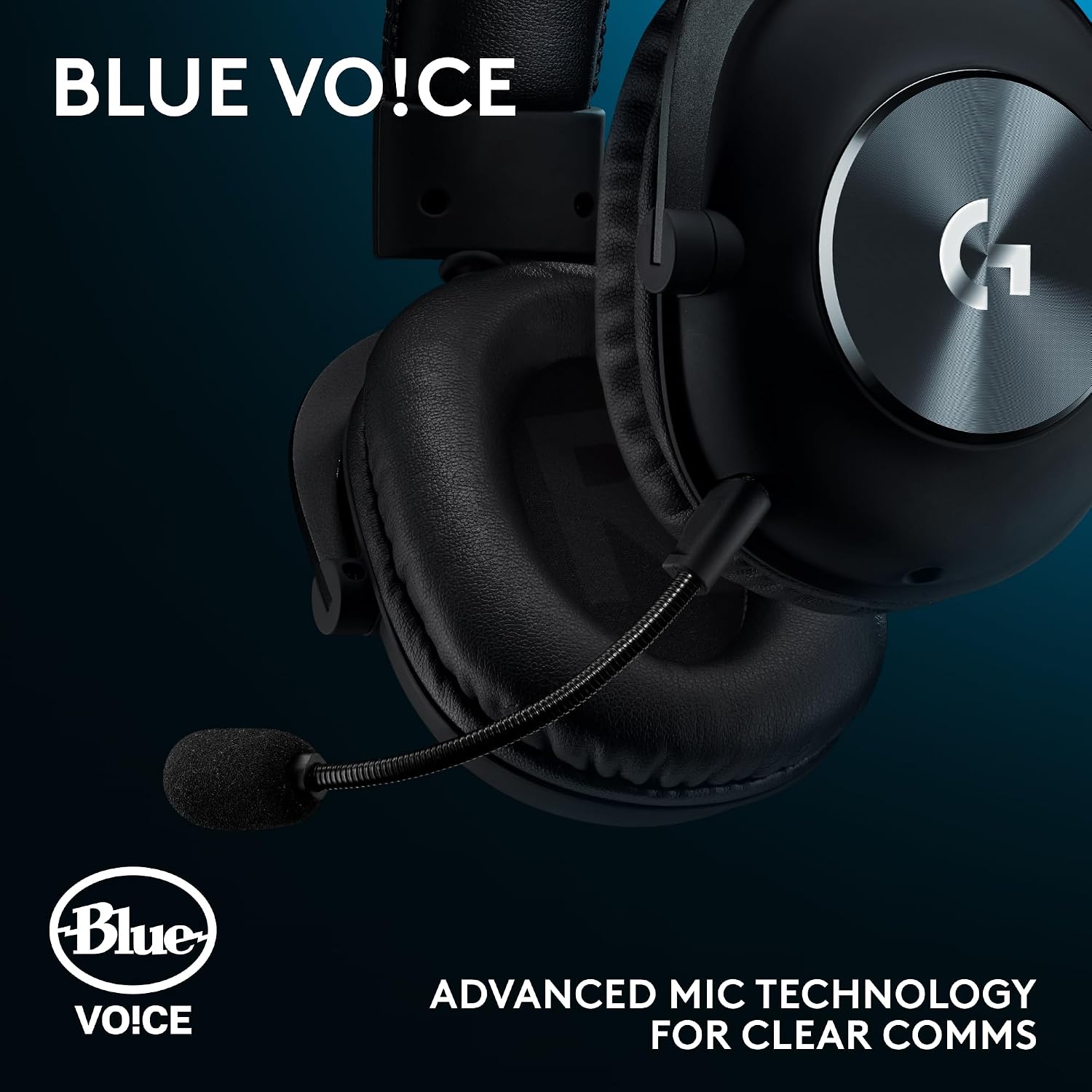 Logitech G Pro X SE Wired Gaming Headset with Microphone: Detachable Mic, DTS Headphone:X 7.1, Memory Foam Ear Pads, 50 mm Drivers, USB DAC Incl. - Black, Pack of 4