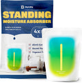 Dry & Dry [70 Packs Standing Moisture Absorbers to Control Excess Moisture for Basement, Closets, Bathrooms, Laundry Rooms - Moisture Absorbers Moisture Absorber