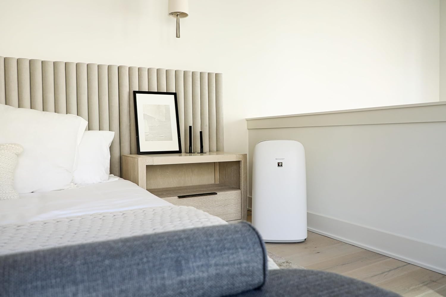SHARP Smart Air Purifier with Humidifier Combo – Covers up to 2,603 sqft in one hour, Compatible w/Alexa & Google Asst. True HEPA Filter, for XL Rooms, Living Room, Dining Room - KCP110UW