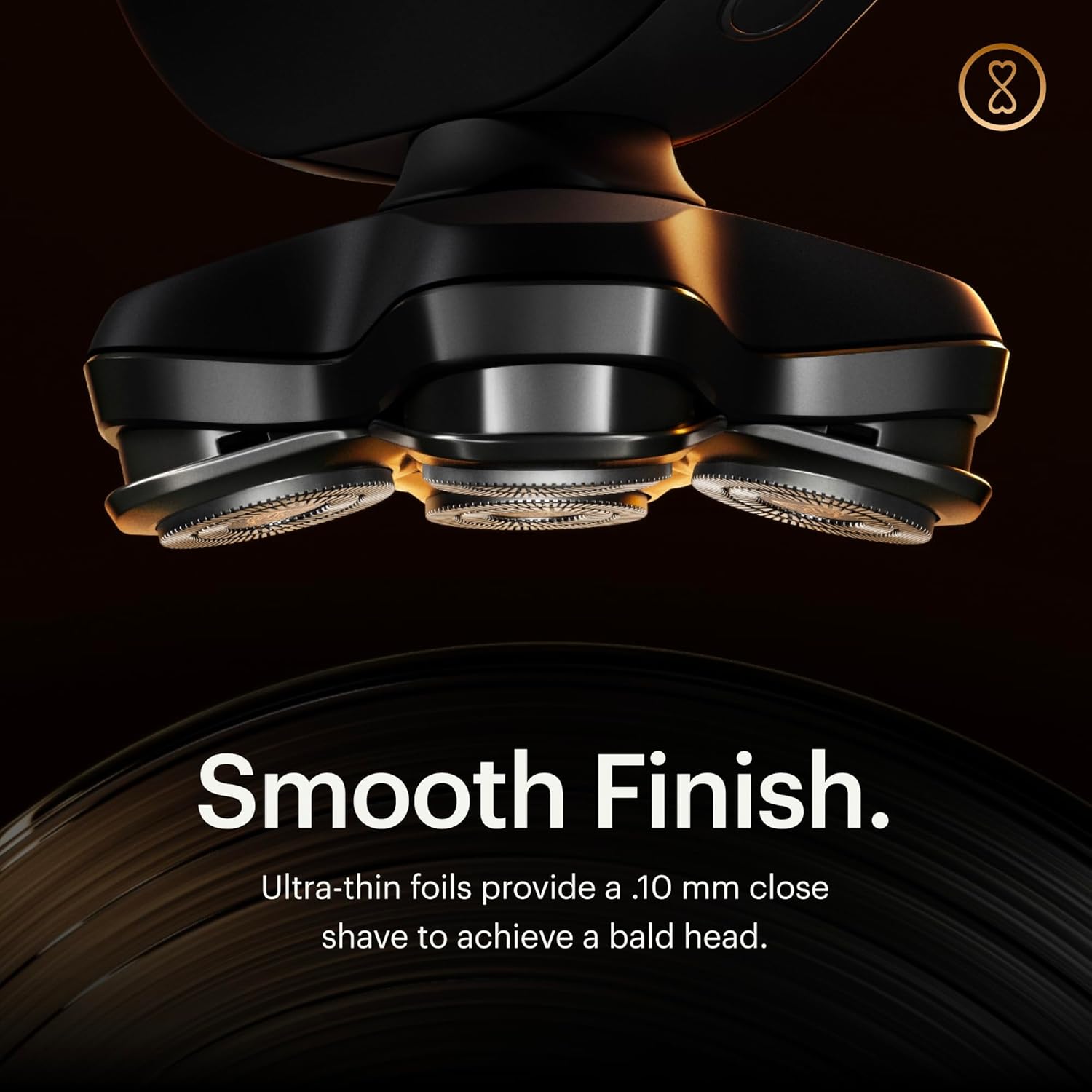 MANSCAPED® The Dome Shaver™ PRO Head Shaver for Bald Men – Five Rotary Blade Design with SkinSafe® & FlexAdjust Technology, Waterproof, USB-C & Wireless Charging Compatible with Travel Lock