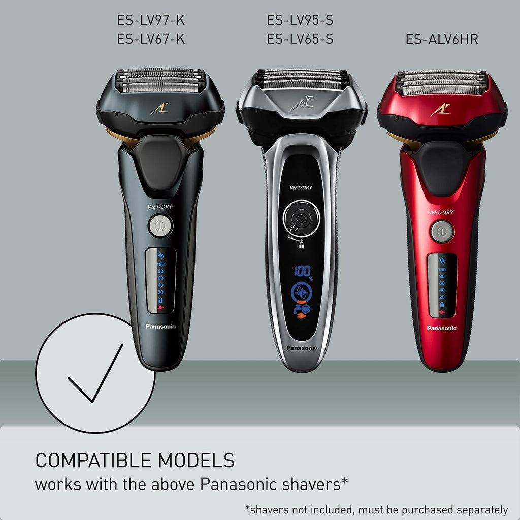 Panasonic Shaver Replacement Outer Foil and Inner Blade Set WES9032P, Compatible with ARC5 5-Blade Shavers ES-LV97-K, ES LV67-K, ES-LV95-S, ES LV65-S (Pack of 2)