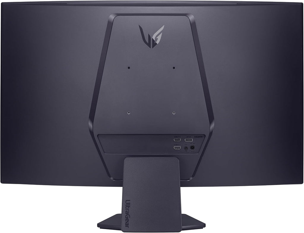 LG 32GS60QC-B Ultragear 32-inch Curved Gaming Monitor QHD (2560x1440) 180Hz 1ms 1000R AMD FreeSync HDR10 HDMIx2 DisplayPort Borderless Design Black Stabilizer DAS Crosshair FPS Counter - Black