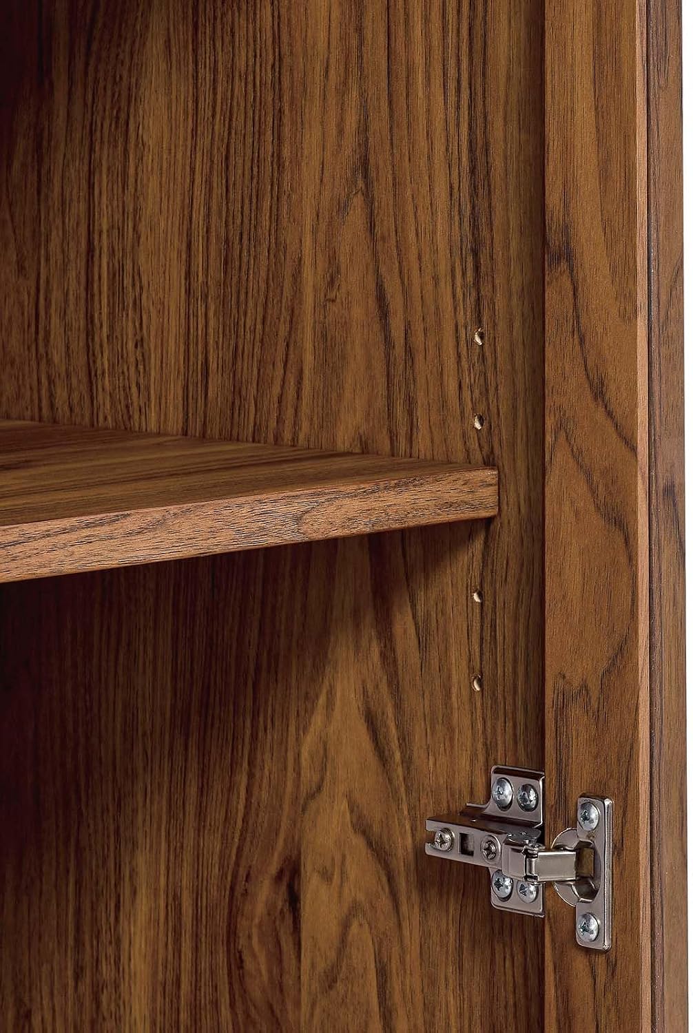 Modway EEI-6638-WAL Tessa Tall Arched Storage Display Cabinet, Walnut
