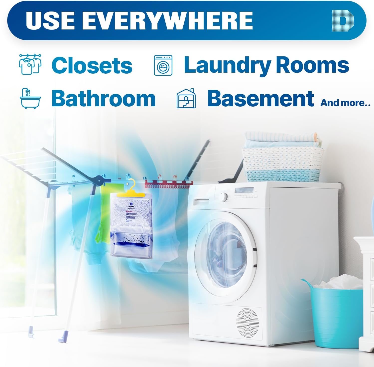 Dry & Dry 92 Packs [Net 14 Oz/Pack] Moisture Absorbers Dehumidifiers - Moisture Absorber