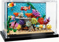 Acrylic Display case for Lego 10366 Tropical Aquarium Fish Tank Set - dustproof with uv Protection,Custom Fit for Lego 10366 Model - Collector's Edition(Model not Included) (Transparent + 2mm)