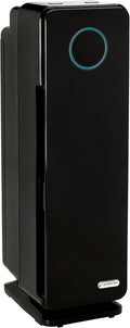 GermGuardian 5-In-1 HEPA Air Purifier for Home, Pet Air Purifier with HEPA Air Filter & UV-C Light, AC4300BPTCA, 743 Sq. Ft., 22'' Tower, Black