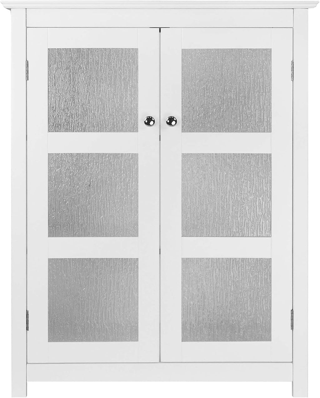Teamson Home Conner Two-Door Floor Storage Cabinet, White