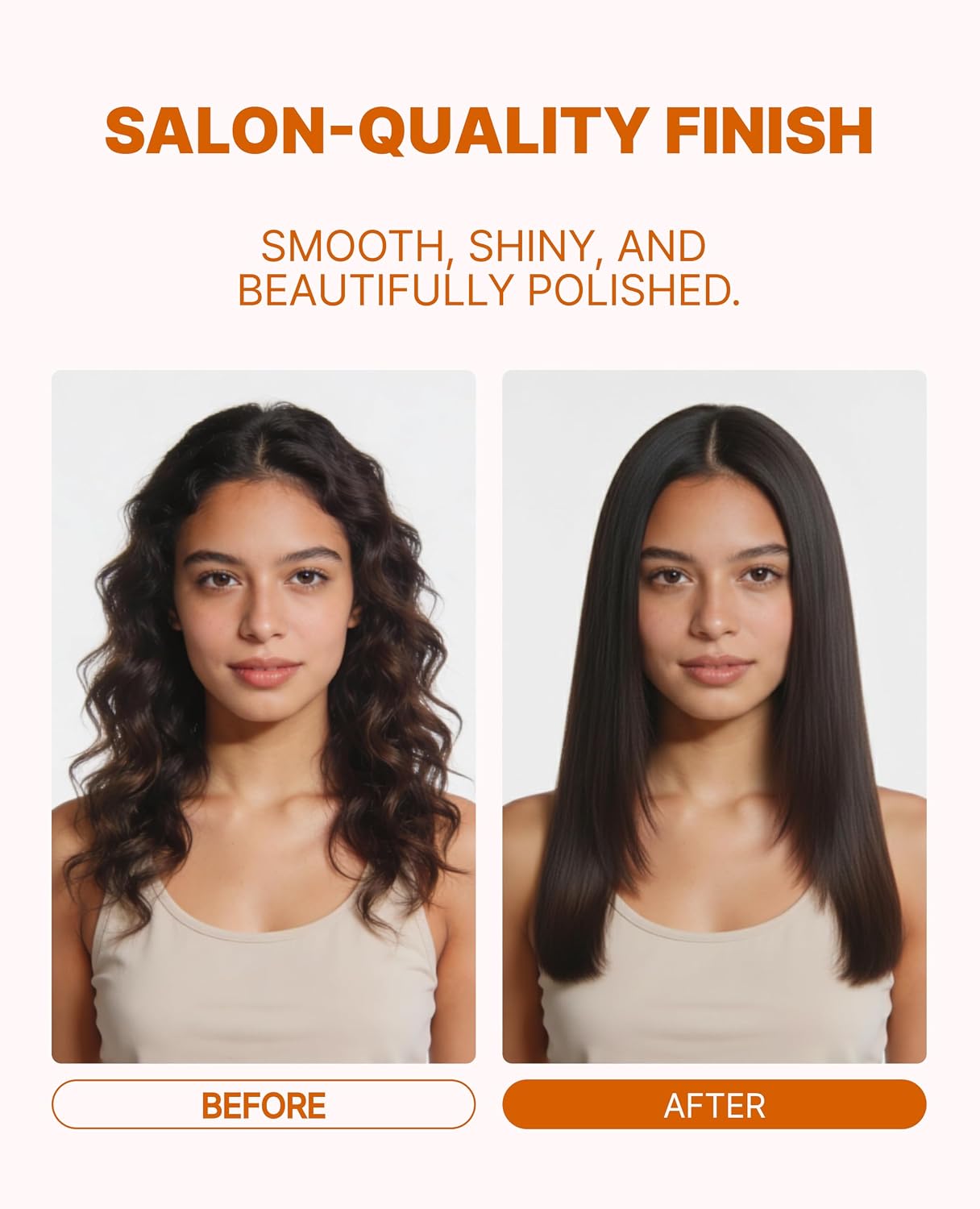 GLAMPALM GlamMuse 1' | All-Ceramic Flat Iron Infused with Vita-C, Salon Results with Less Heat Damage, Trusted by K-Pop Hair Stylists, Dual Voltage Hair Straightener, Silk Press | GP201T