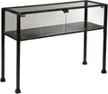 SEI Furniture - Terrarium Display Console - Transitional Design, Black Finish - Ideal for Entryway, Living Room (CK8863)