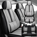Car Seat Covers 5 Seats Fit for Mazda CX-30 2020-2024 2025,Waterproof Leather Seat Covers,Airbag Compatible,Car Seat Protectors Interior Sets(Full Set,Black&Grey)