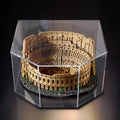 Acrylic Display Box for Lego 10276 Ancient Roman Colosseum, Dust Proof and Transparent, The Most Unique Gift for Lego Enthusiasts, Can Be Customized (Model Kits Not Included) (Black)