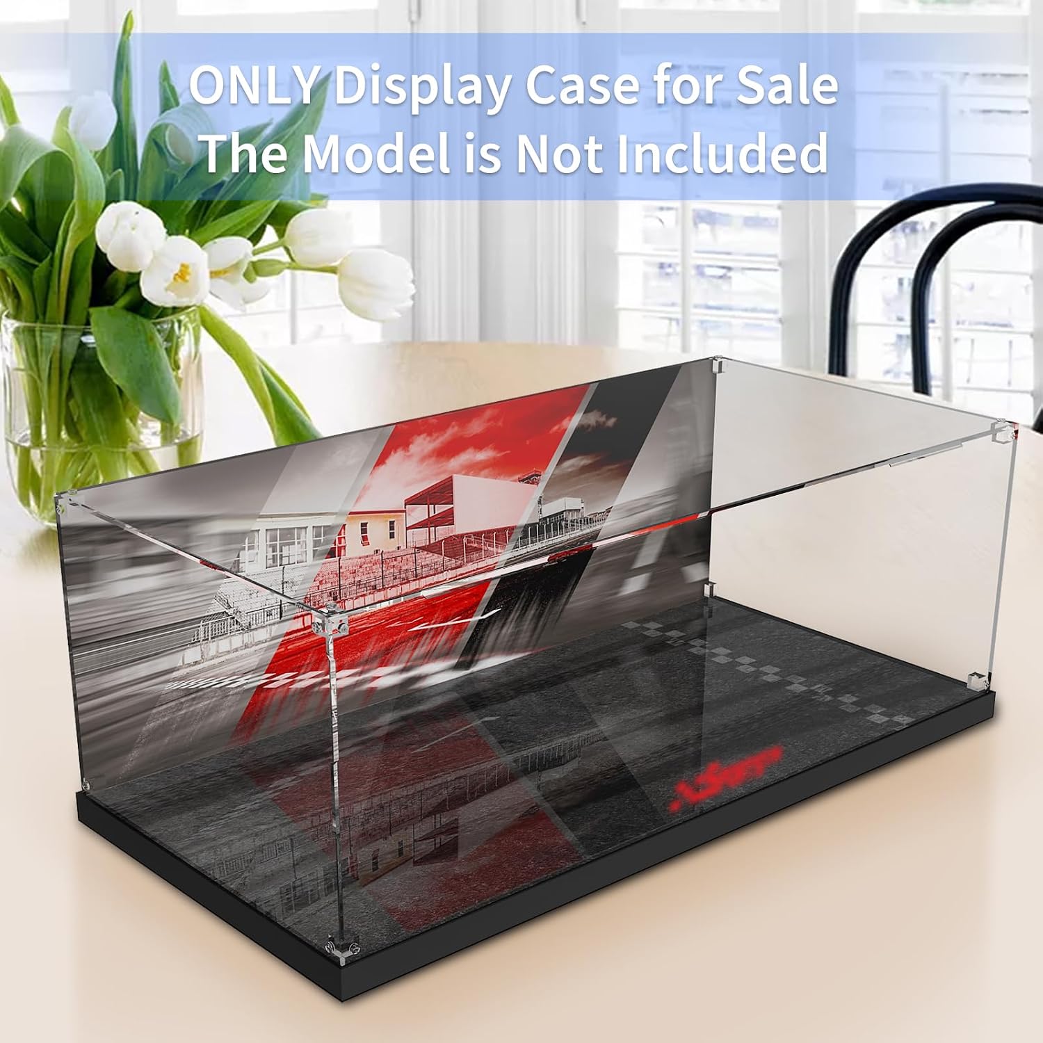 Acrylic Display Case for Lego 42096 Porsche 911 RSR Race Car Model, Dustproof Clear Display Box (The Model NOT Included)