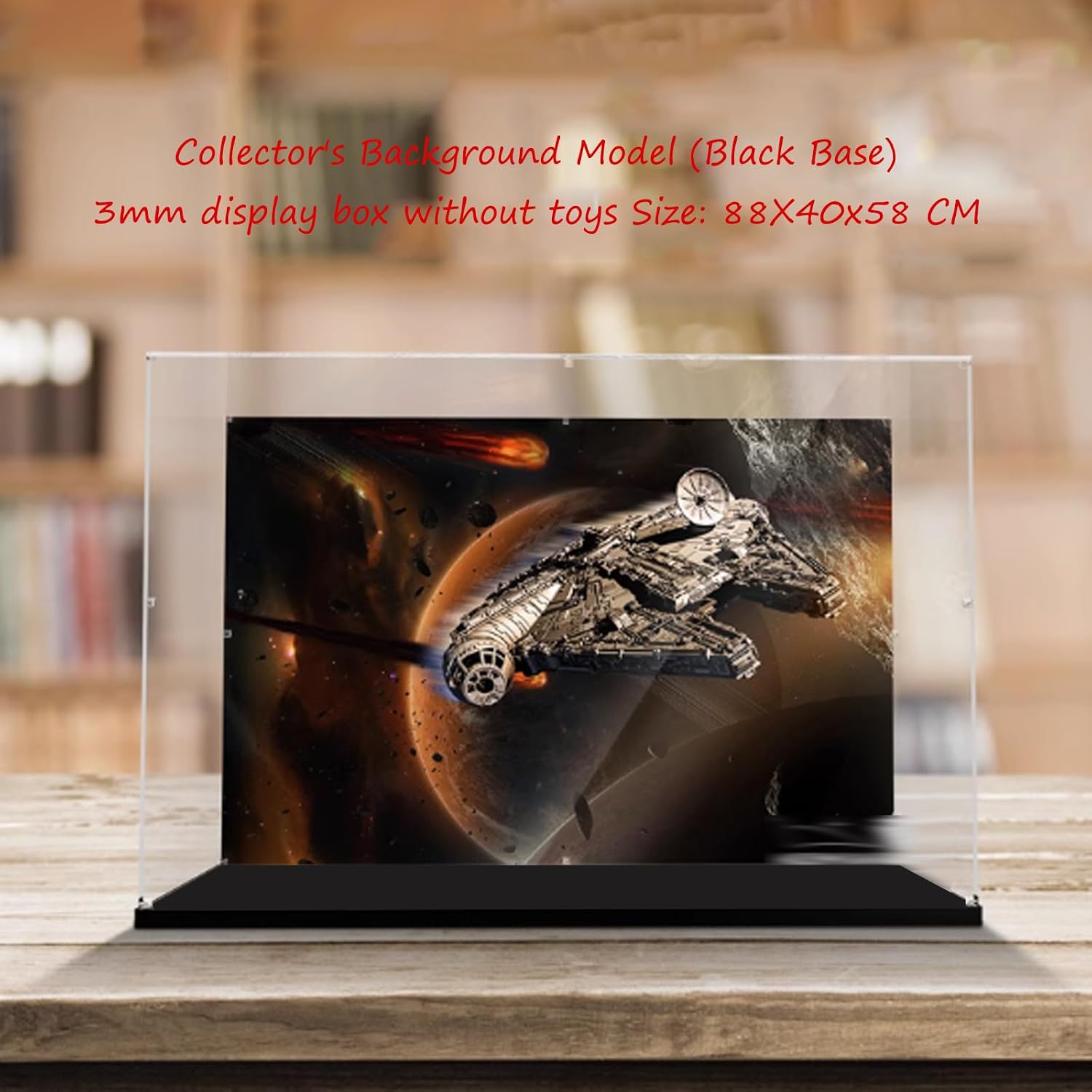 Acrylic Display Case Compatible with Lego 75192 Ultimate Millennium Falcon for Collecting and Protecting Displays Clear (Model not Included) (Option 1)