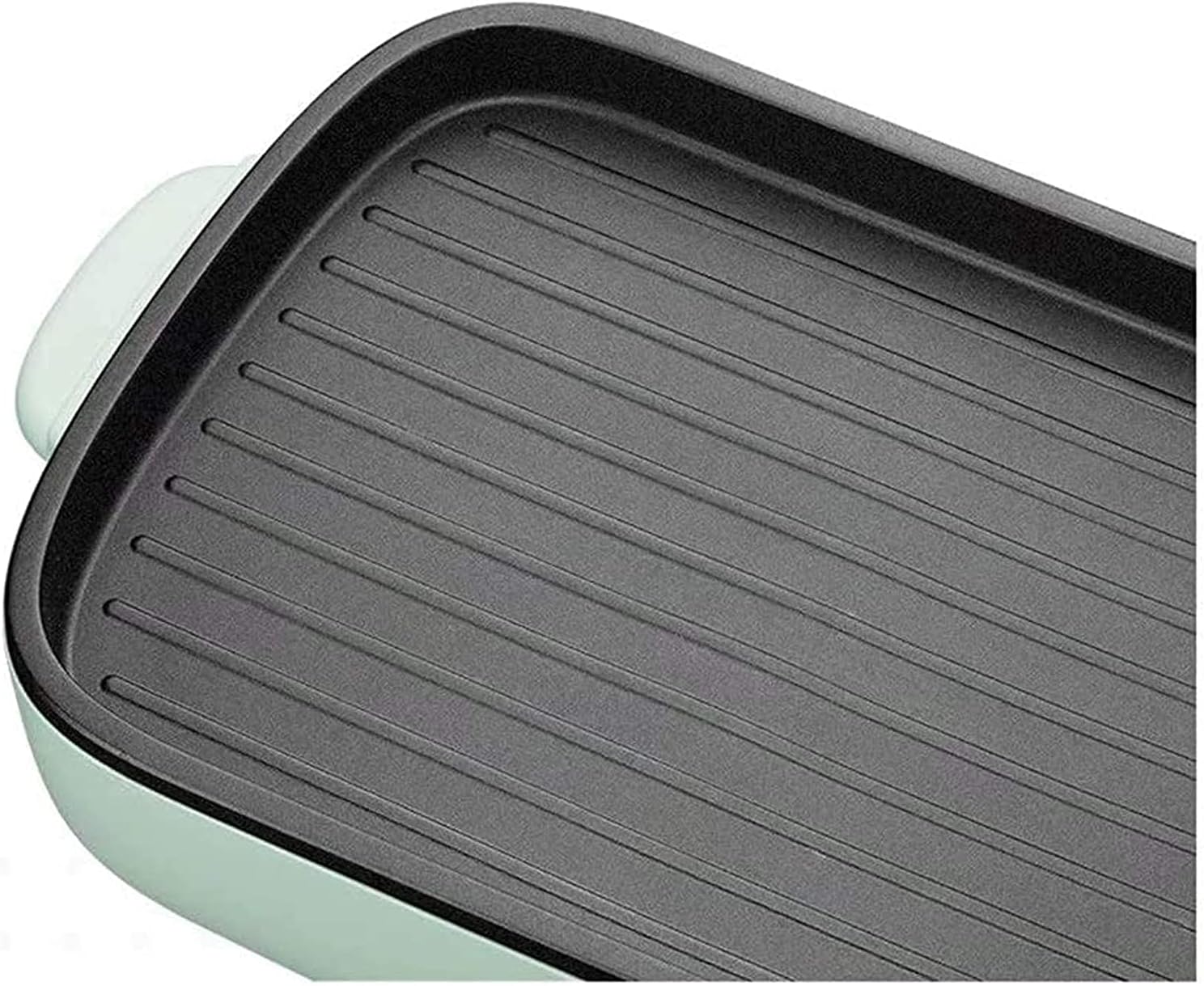 BBQ Hotpot Electric Grill Indoor Hot Pot Multifunctional, Indoor Teppanyaki Grill/Shabu Shabu Pot for 2-6 People, 220V