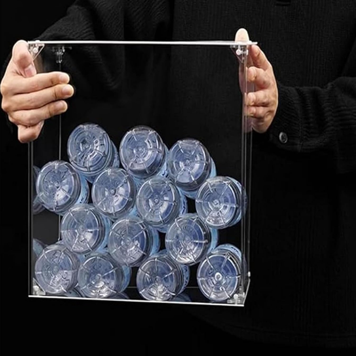 Acrylic Display Case for Lego 75192 Millennium Falcon, Dustproof Box, Storage Box, Transparent Box, Display Box Compatible with 75192 (Box Only) (3mm Painted Background)