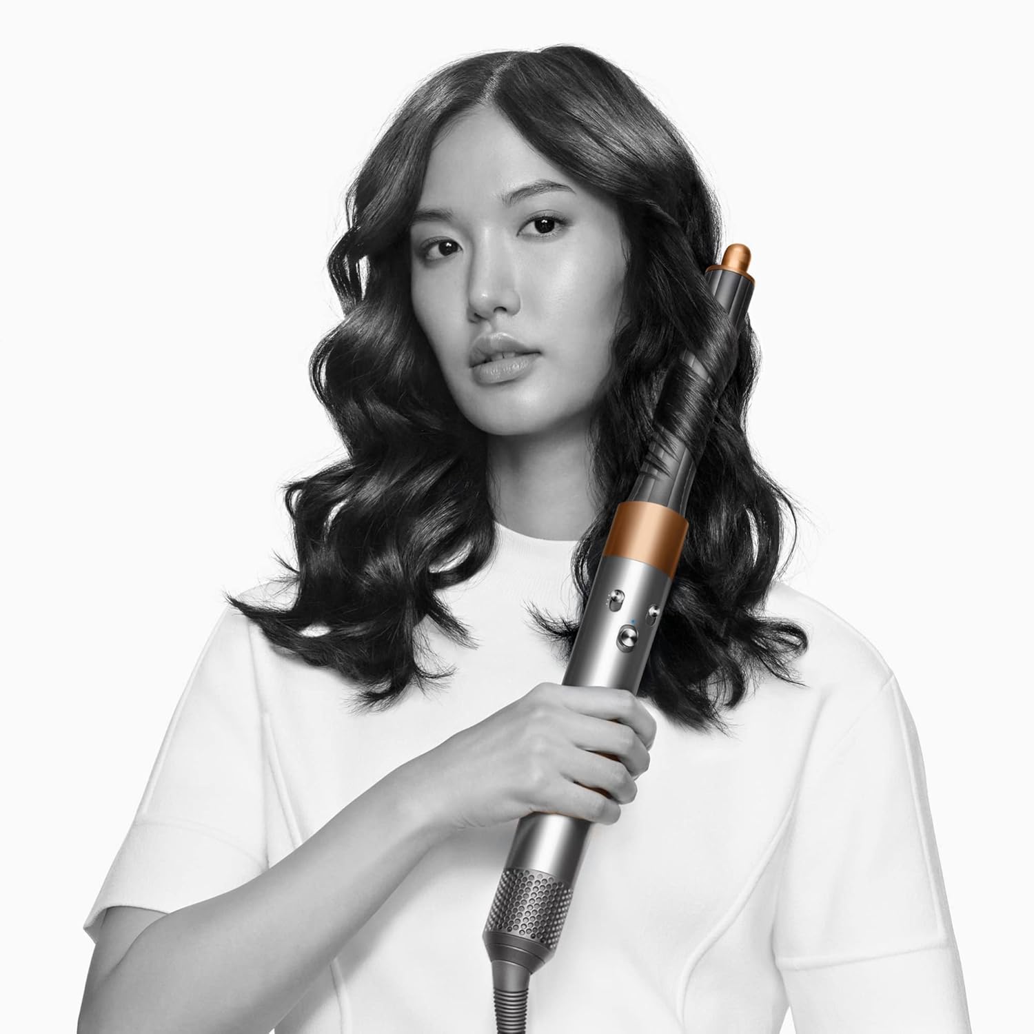Dyson Airwrap Origin Multi-Styler, No Heat Damage, 1.2' Barrel, Round Brush, Flyaway Attachment