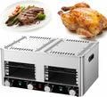 Electric Steak Grill, Portable Indoor Countertop Oven, Smokeless Electric Grill, Heats up to 1450℉, BBQ, Grill, Toast, and Broil Chicken, Beef, Pork, and Vegetables,A-110V