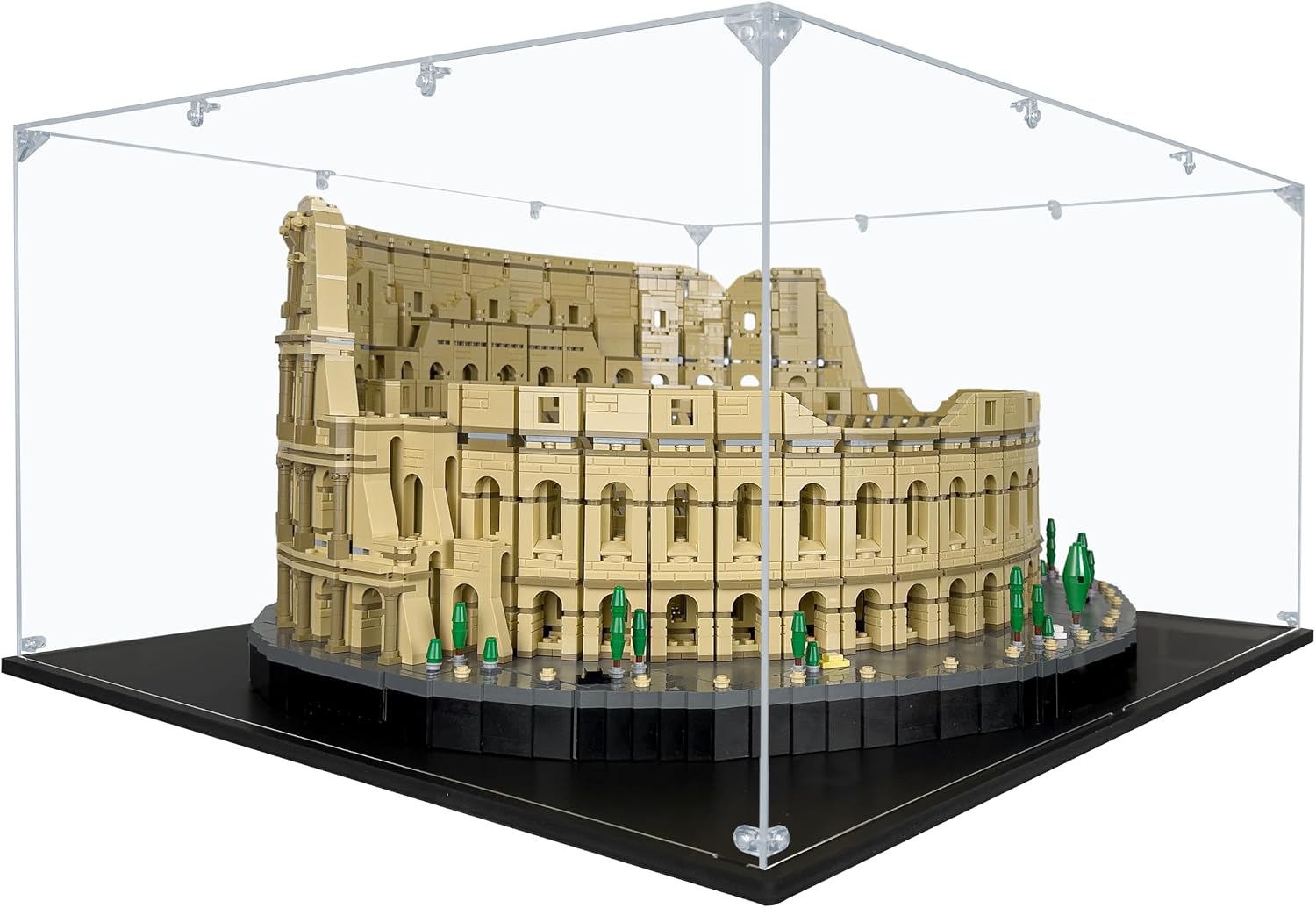 Acrylic Display Case Compatible for Lego Colosseum #10276, Dustproof Display Case (Case Only) (Lego Sets are NOT Included)