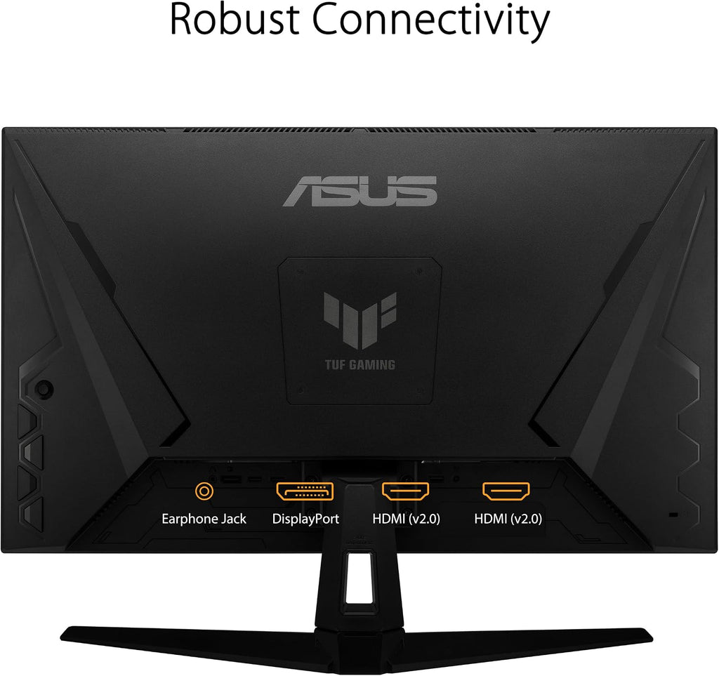 ASUS TUF Gaming 27' 1440P HDR Monitor (VG27AQ3A) – QHD (2560 x 1440), 180Hz, 1ms, Fast IPS, 130% sRGB, Extreme Low Motion Blur Sync, Speakers, Freesync Premium, G-SYNC Compatible, HDMI, DisplayPort