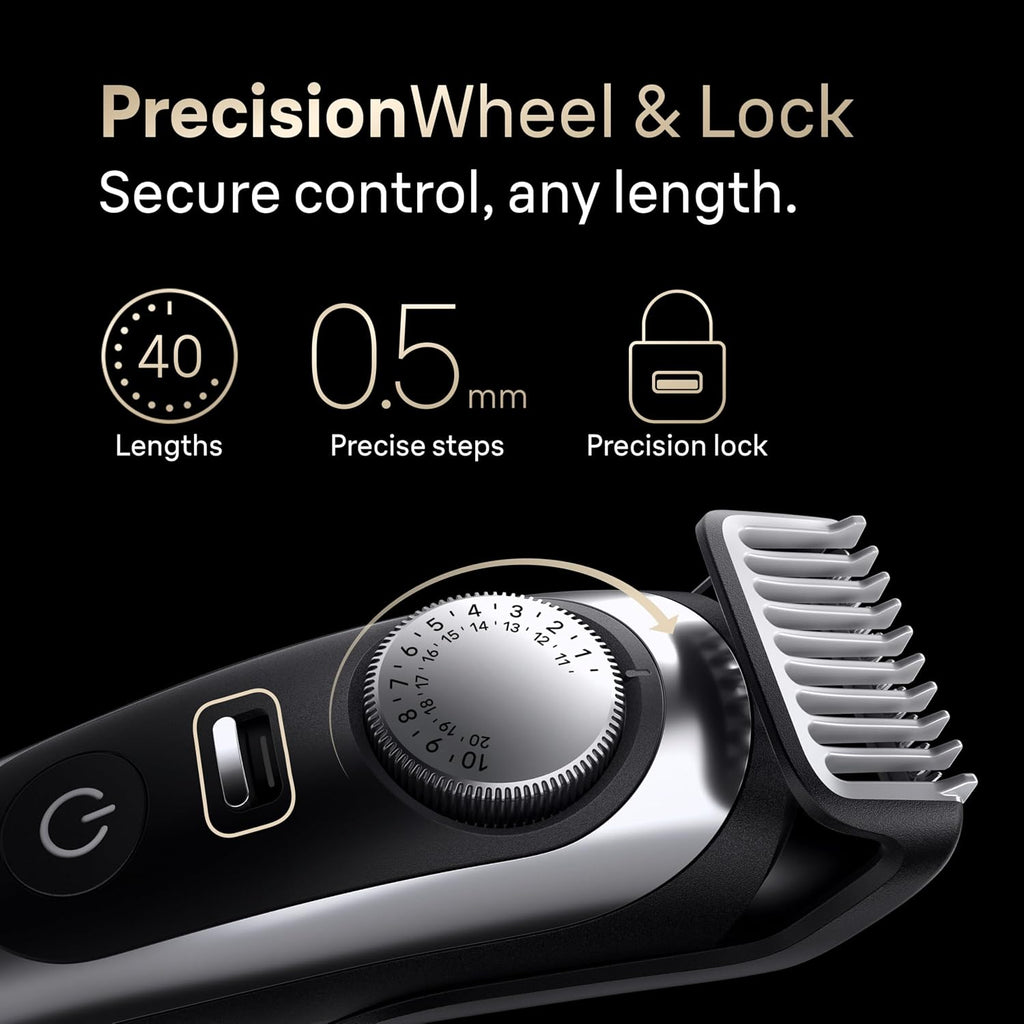 Braun Series 9 All-in-One Multi Grooming Kit for Men, 13-in-1 Beard Trimmer, Body Groomer, Hair Clipper and Manscaping for Face & Body, 9440