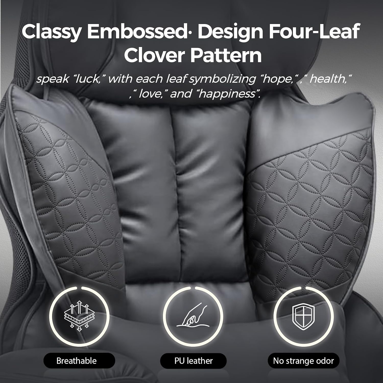 COMHOMA Big and Tall Office Chair Heavy Duty Wide Ergonomic Gaming Chair with Deluxe Embossing Designed Leather with Foot Rest,150°Reclining Adjustable Armrests Pocket Spring Back Support and Pillow