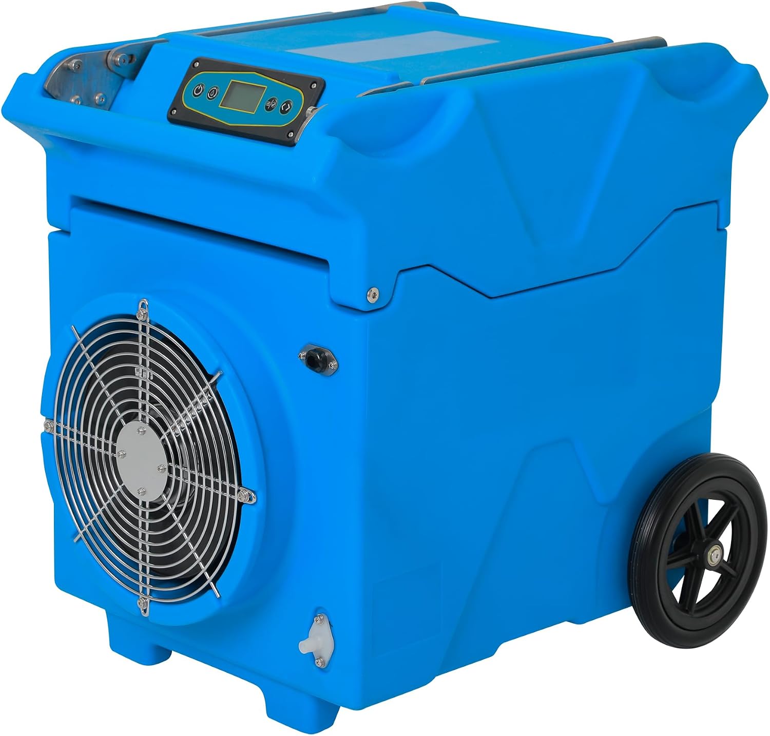 Mounto MOUNTO 230Pints LGR Commercial Compact Dehumidifier with Pump and Drain Hose, LGR Portable Dehumidifier with wheels for Home, Basements, Garages, and Job Sites (Blue)