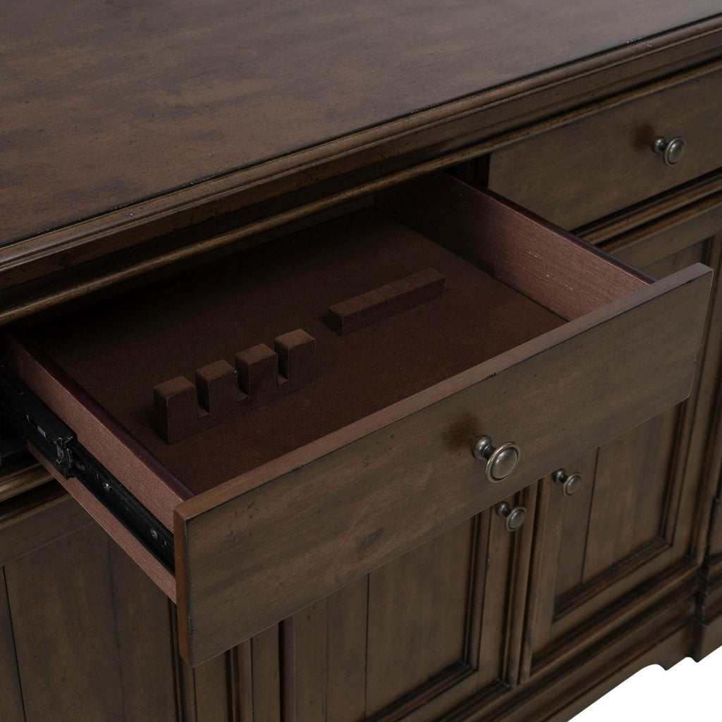 Liberty Furniture Arden Road Dining Room Buffet - Satin Cherry