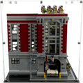 Display Case Compatible with Lego 75827 - Firehouse Headquarters (Open) - Clear Acrylic Dustproof Showcase - Set Not Included