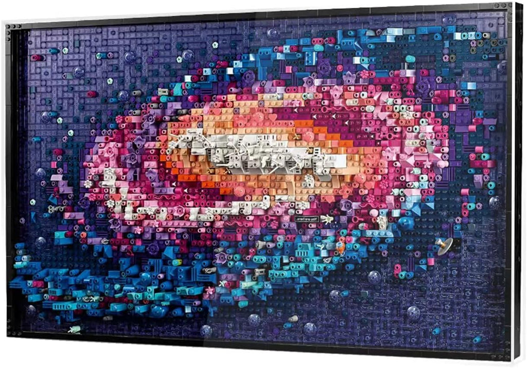 WICUS 3mm Acrylic Display Case for Lego 31212 The Milky Way Galaxy Dustproof Clear Display Box(NOT Included The Model)