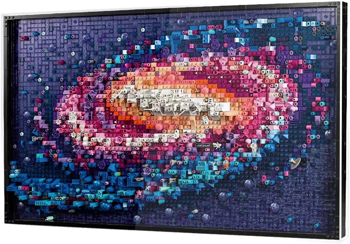 WICUS 3mm Acrylic Display Case for Lego 31212 The Milky Way Galaxy Dustproof Clear Display Box(NOT Included The Model)
