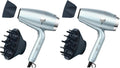 Infiniti PRO CONAIR SmoothWrap Hair Dryer,Blow Dryer with Diffuser and Concentrator Attachments,Advanced Plasma and Ceramic Technology for Less Frizz,More Volume-and Body,Mint,(Pack of 2)