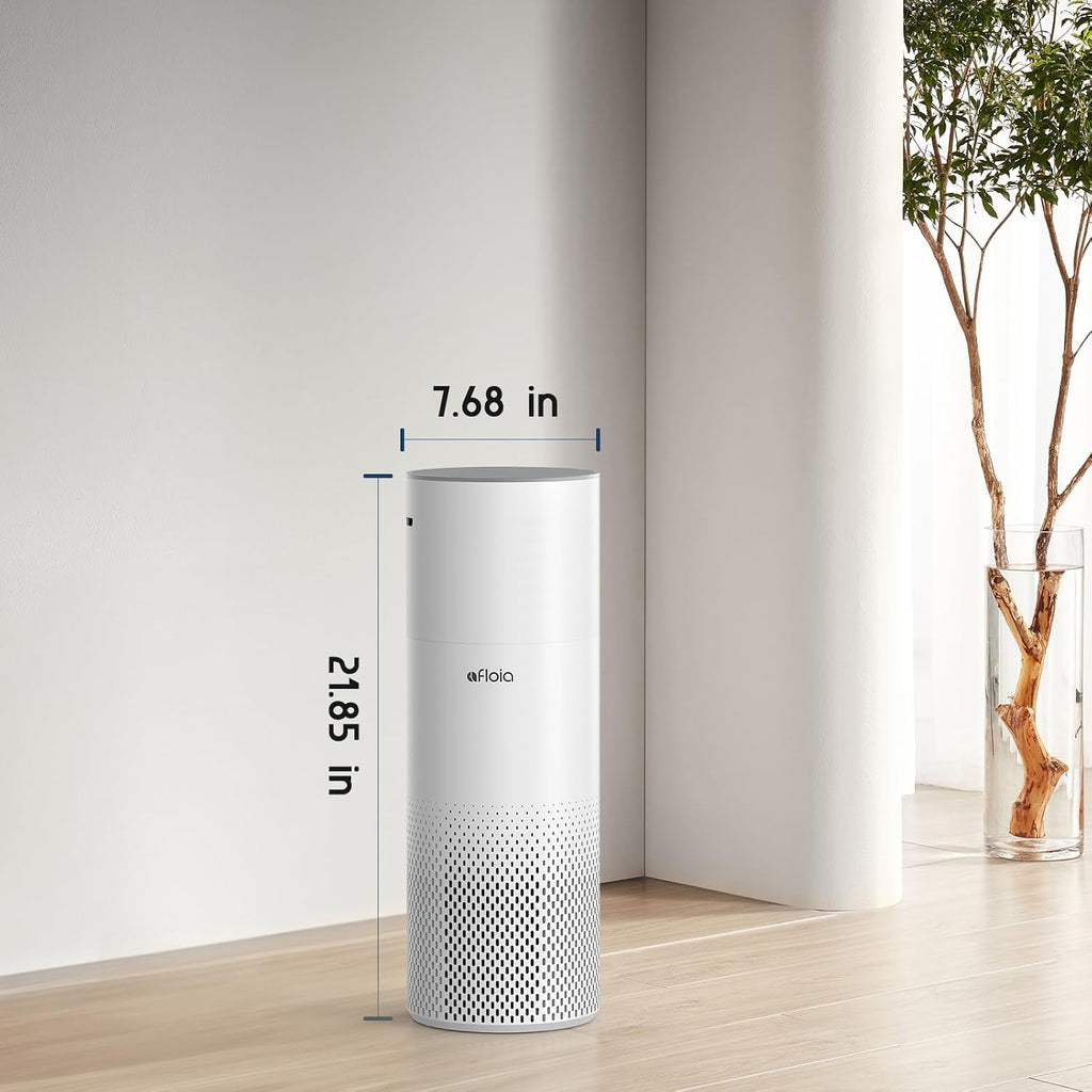 Afloia Humidifier and Air Purifier in One, Air Purifier and Humidifier Combo for Home, 22dB| 7 Colors Light Air Purifiers 2 in 1, Quiet Air Cleaner Removing 99.99% Smokers Odor and Pollen for Bedroom