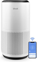 LEVOIT Air Purifiers for Home Large Room Up to 1733 Ft² With HEPA Sleep Mode, AHAM VERIFIDE, Auto Mode, Air Quality Monitor, Smart WiFi, 3-in-1 Filter For Pet Allergy, Smoke, Dust, Core 400S-P, White
