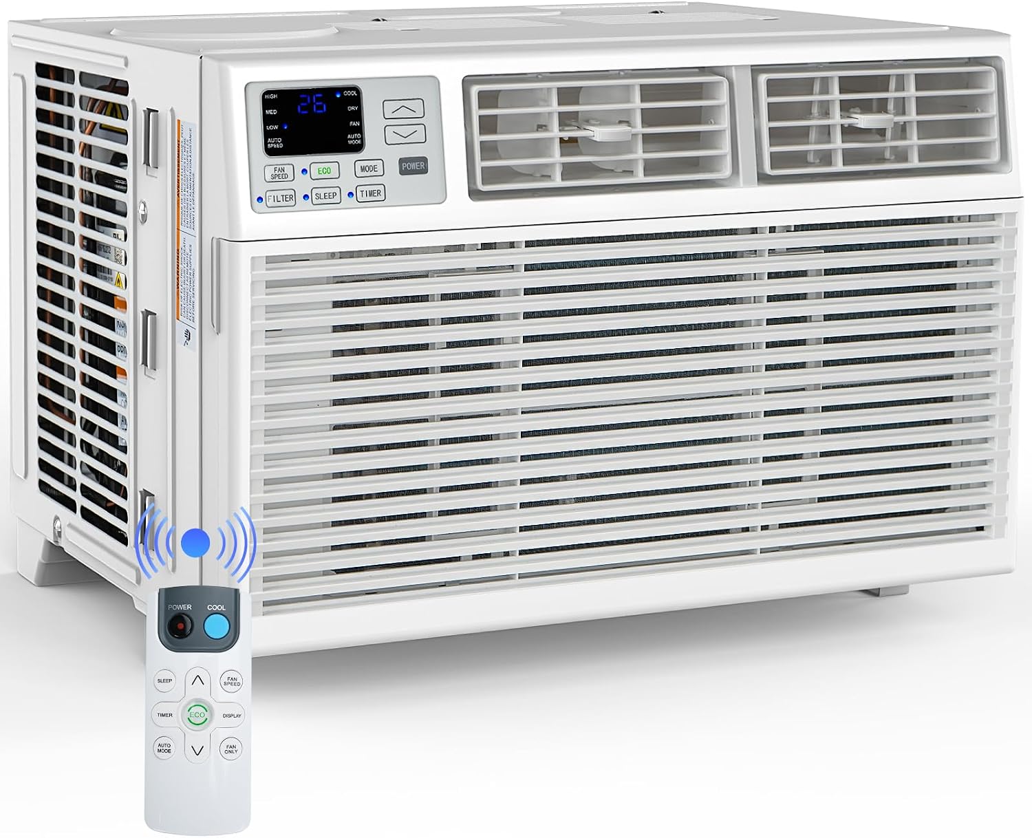 Electactic Window Air Conditioner, 14000 BTU Window AC Unit, Cooling Room 700sq.ft, Fast Cooling, 24H Timer,Dehumidifier Mo, Energy Saving, Remote Control for Living Room, Bedroom, Office