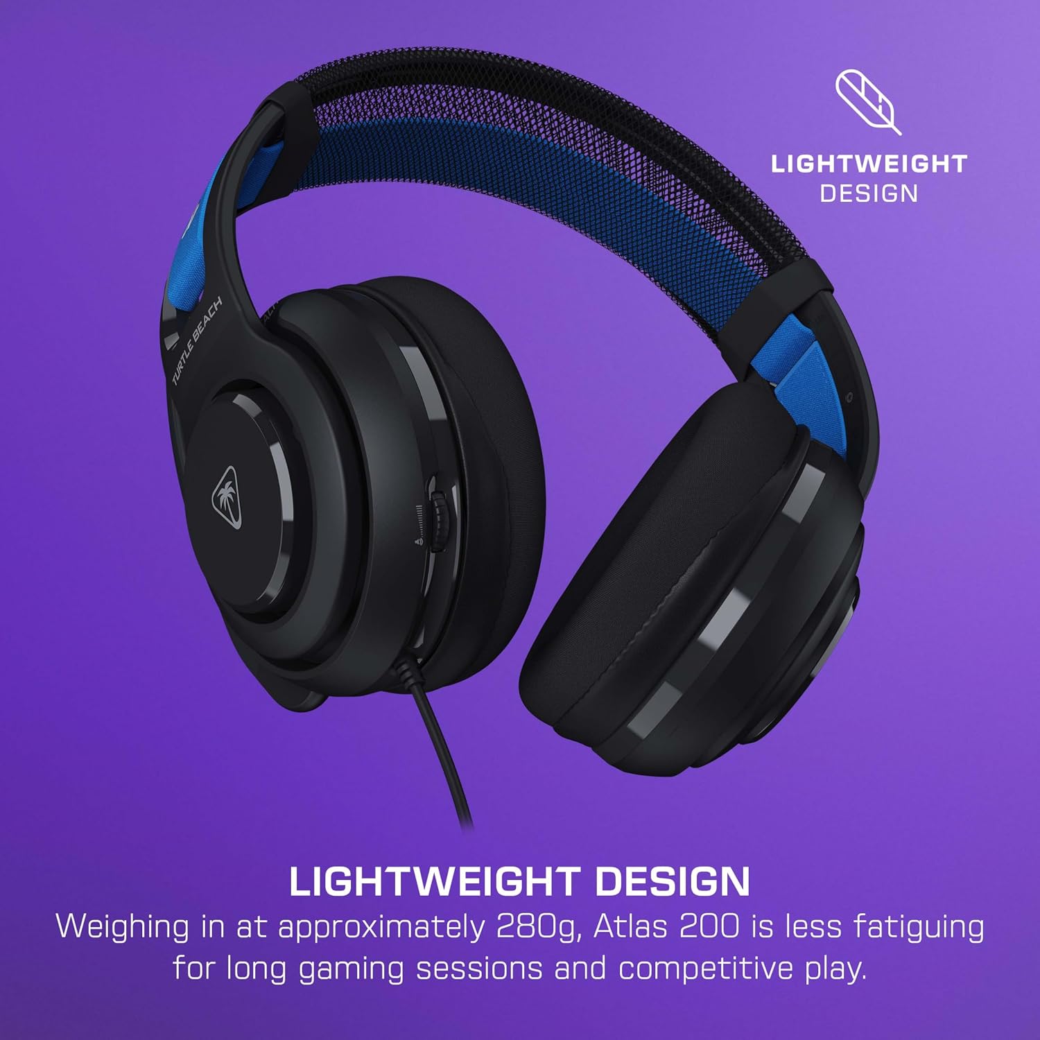 Bundle of Turtle Beach Atlas 200 Wired Gaming Headset Officially Licensed for PS5 & PS4 - Black + Victrix Pro BFG Reloaded Wireless Gaming Controller Officially Licensed for PS5, PS4, PC